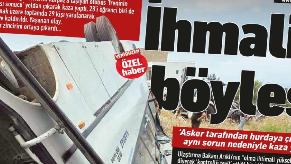 Bugün Gazetelerde Öne Çıkan Haberler