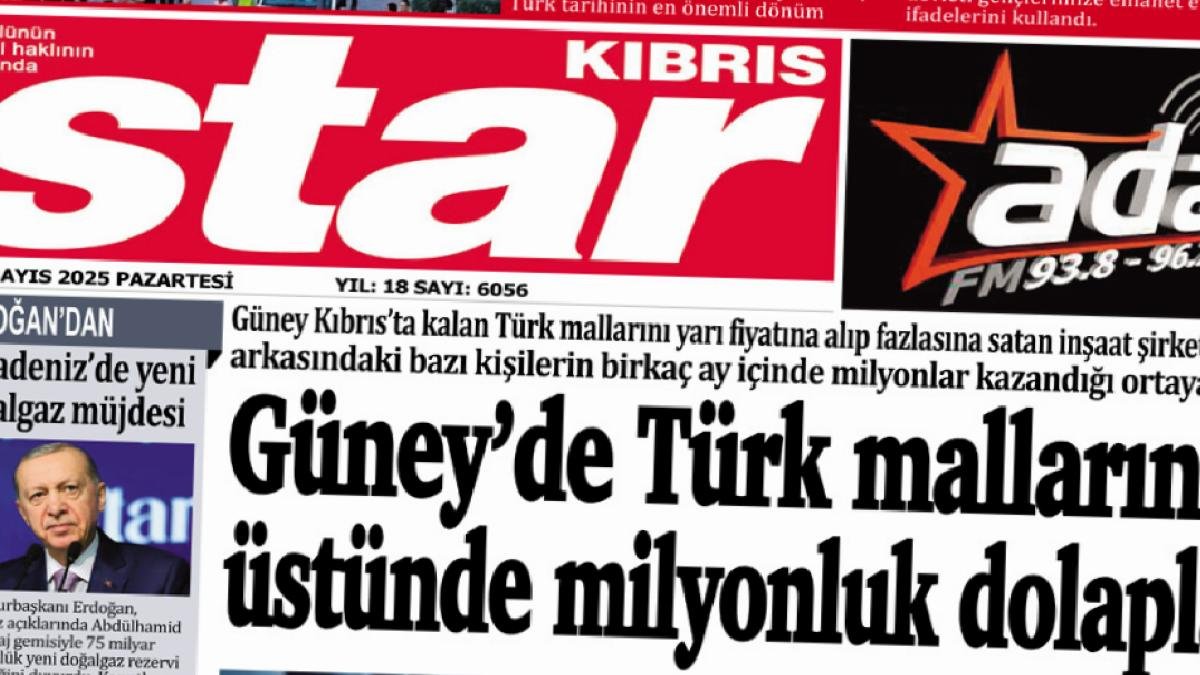 19 Mayıs 2025 KKTC Gazete Manşetleri