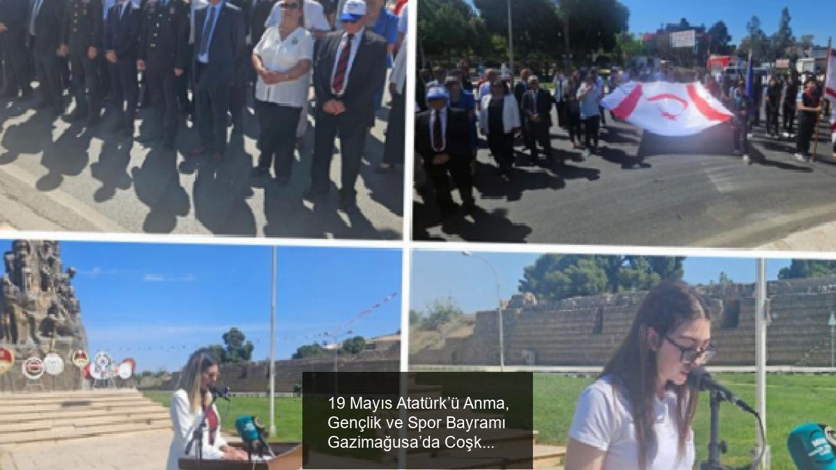 19 Mayıs Atatürk’ü Anma, Gençlik ve Spor Bayramı Gazimağusa’da Coşkuyla Kutlandı