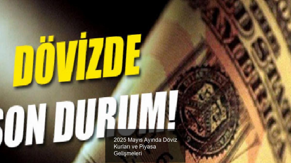 2025 Mayıs Ayında Döviz Kurları ve Piyasa Gelişmeleri