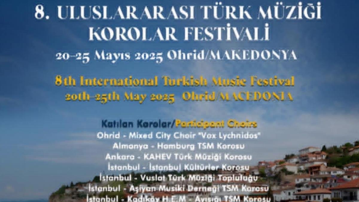 Çağdaş Müzik Derneği (ÇMD) Makedonya’da Düzenlenen 8. Uluslararası Türk Müziği Korolar Festivali’ne Katılıyor