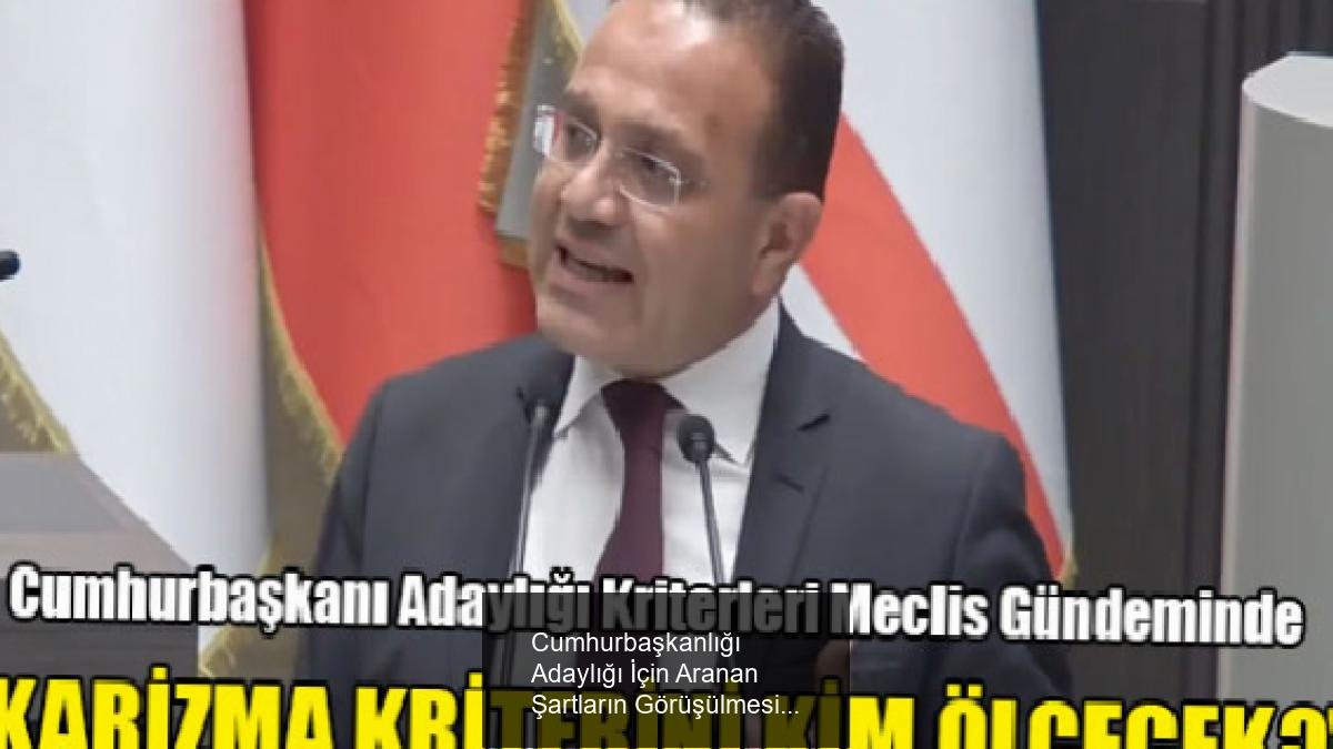 Cumhurbaşkanlığı Adaylığı İçin Aranan Şartların Görüşülmesi