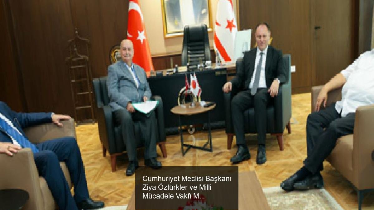 Cumhuriyet Meclisi Başkanı Ziya Öztürkler ve Milli Mücadele Vakfı Mütevelli Heyeti Ziyareti