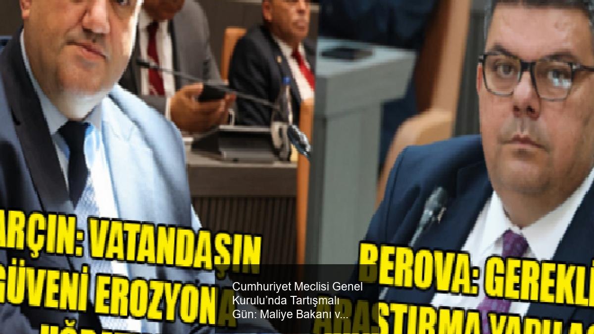 Cumhuriyet Meclisi Genel Kurulu’nda Tartışmalı Gün: Maliye Bakanı ve Milletvekili Devrim Barçın Arasında Sözlü Çatışma