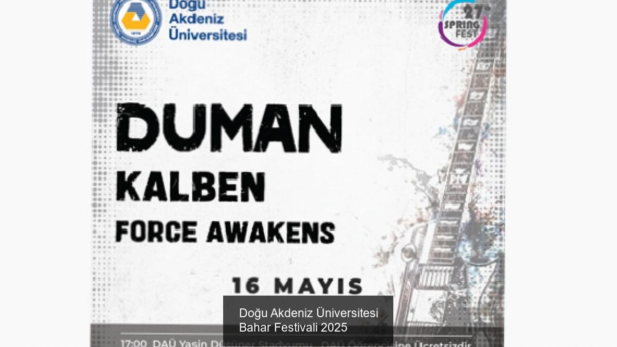 Doğu Akdeniz Üniversitesi Bahar Festivali 2025