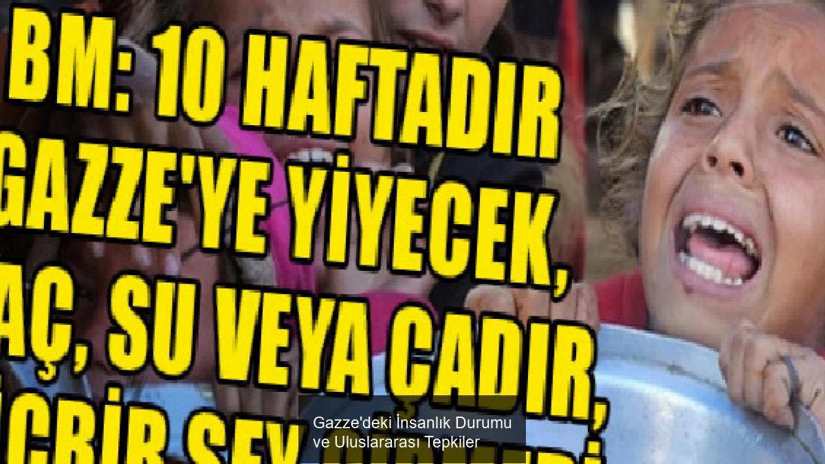 Gazze'deki İnsanlık Durumu ve Uluslararası Tepkiler