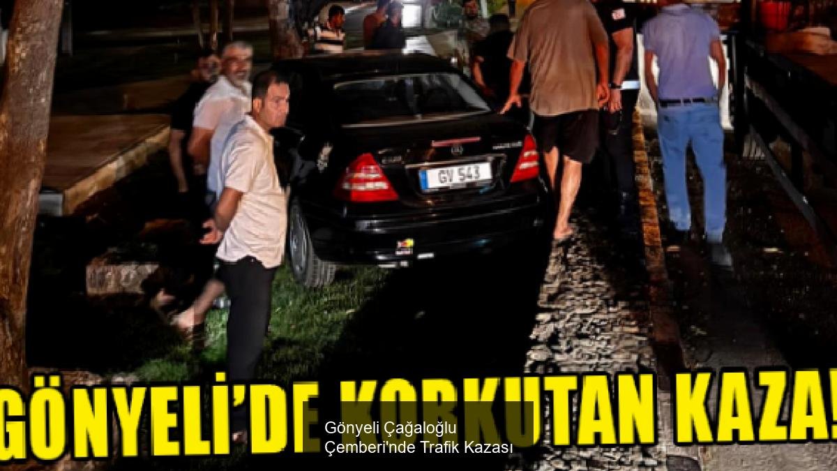 Gönyeli Çağaloğlu Çemberi'nde Trafik Kazası
