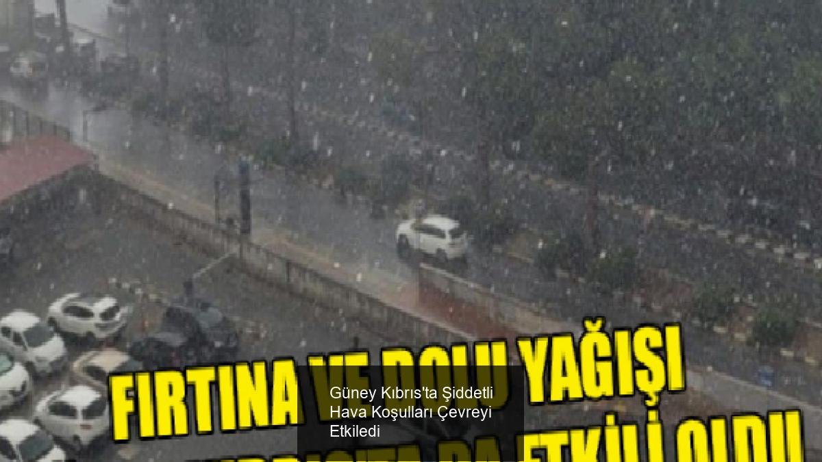 Güney Kıbrıs'ta Şiddetli Hava Koşulları Çevreyi Etkiledi