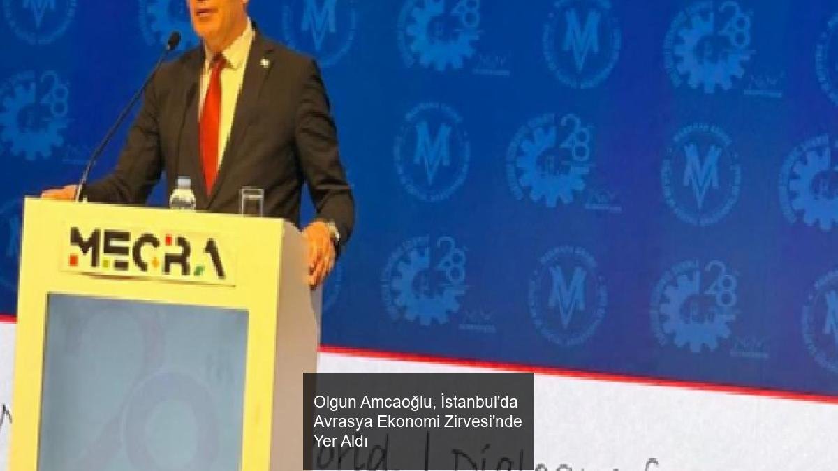 Olgun Amcaoğlu, İstanbul'da Avrasya Ekonomi Zirvesi'nde Yer Aldı