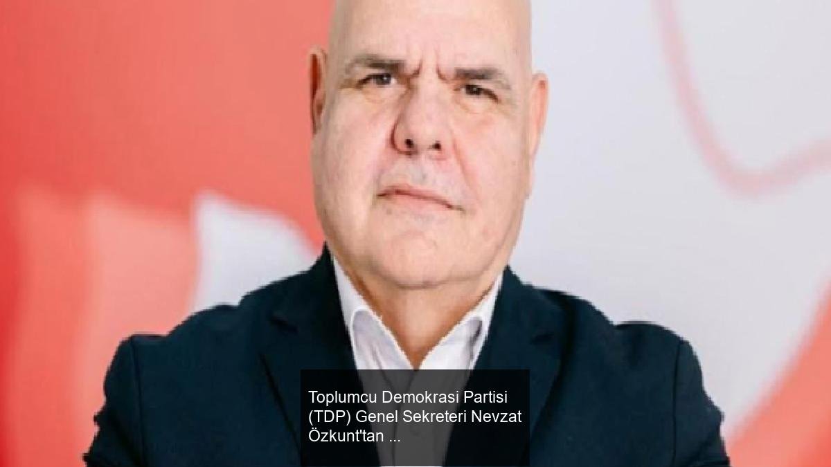 Toplumcu Demokrasi Partisi (TDP) Genel Sekreteri Nevzat Özkunt'tan Gazetecilere Tehdit Tepkisi